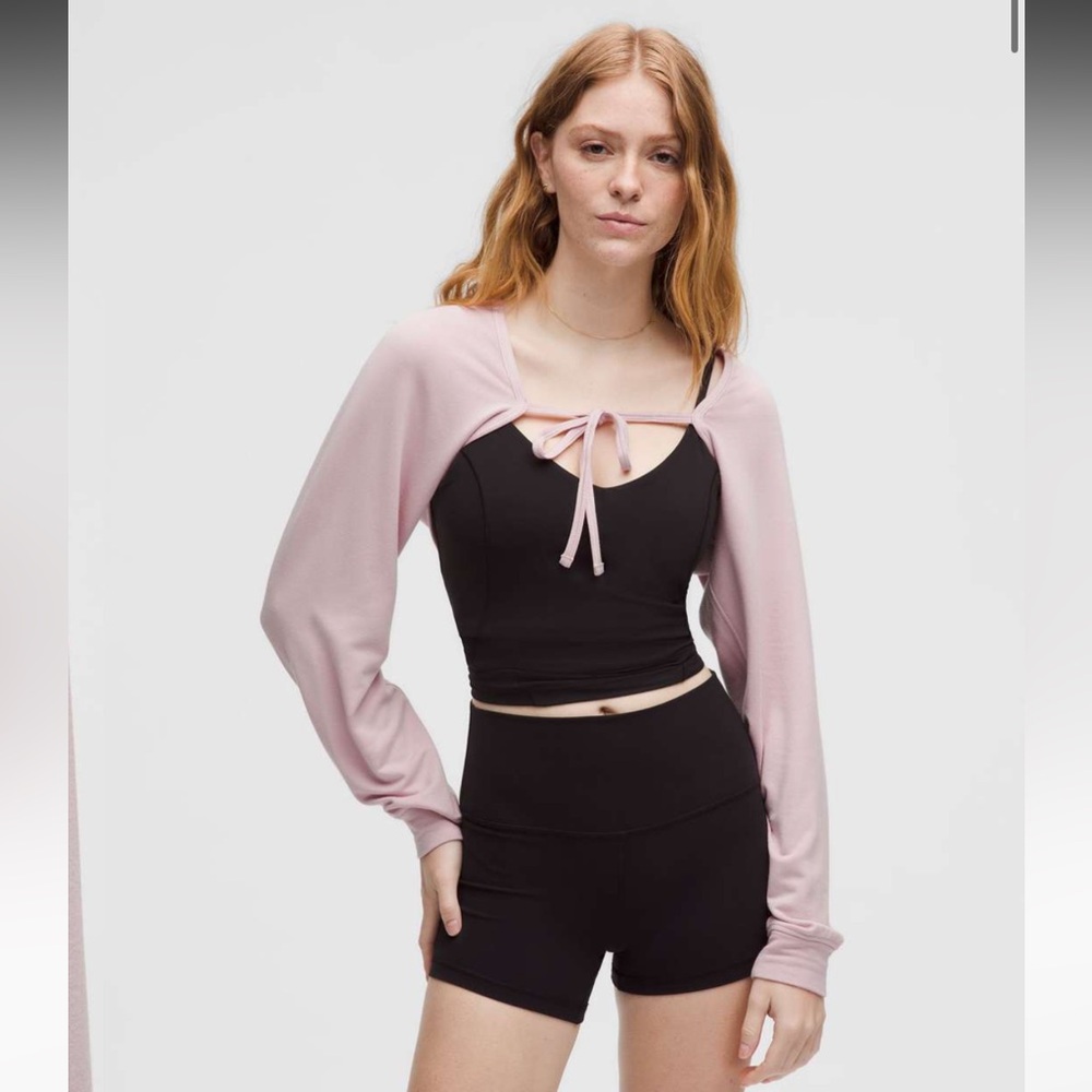 Lululemon BeCalm Shrug Pink Haze XS/ new with tag